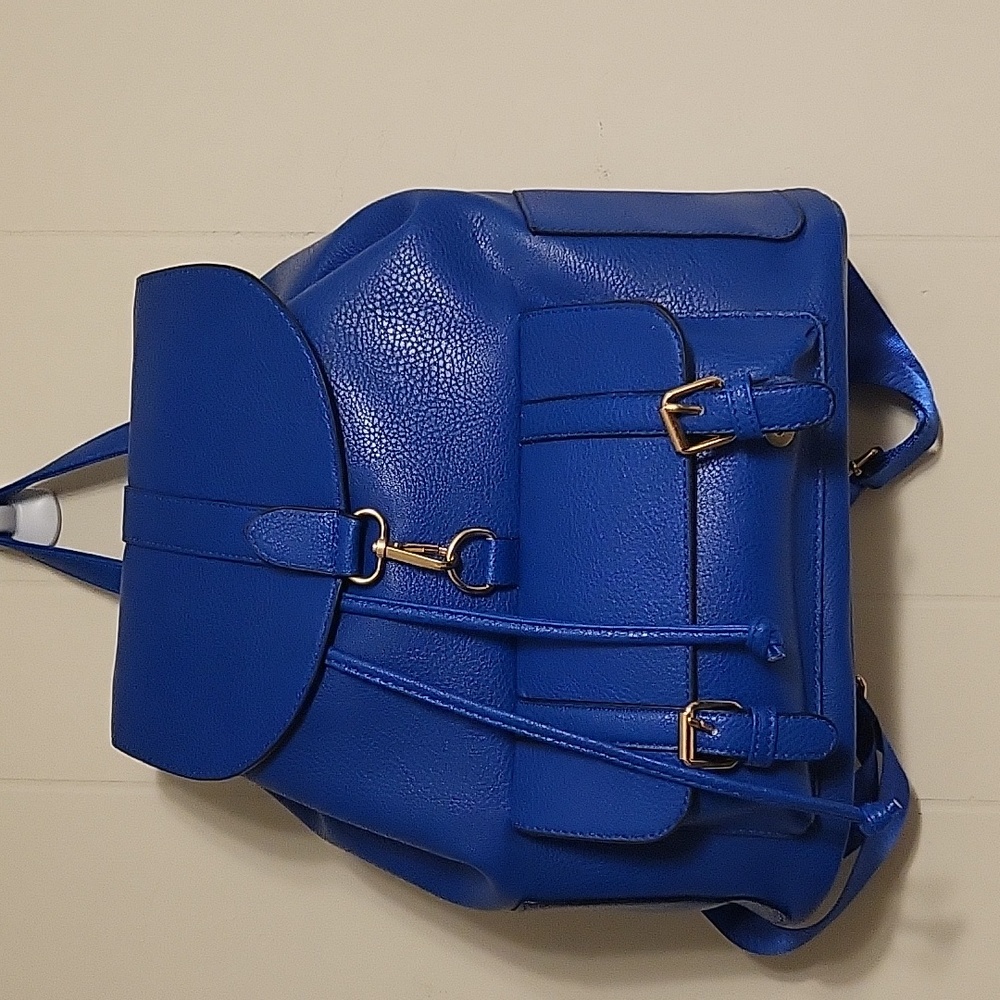 Blue backpack